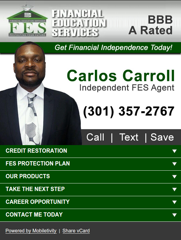 Carlos Carroll Financial Education Services